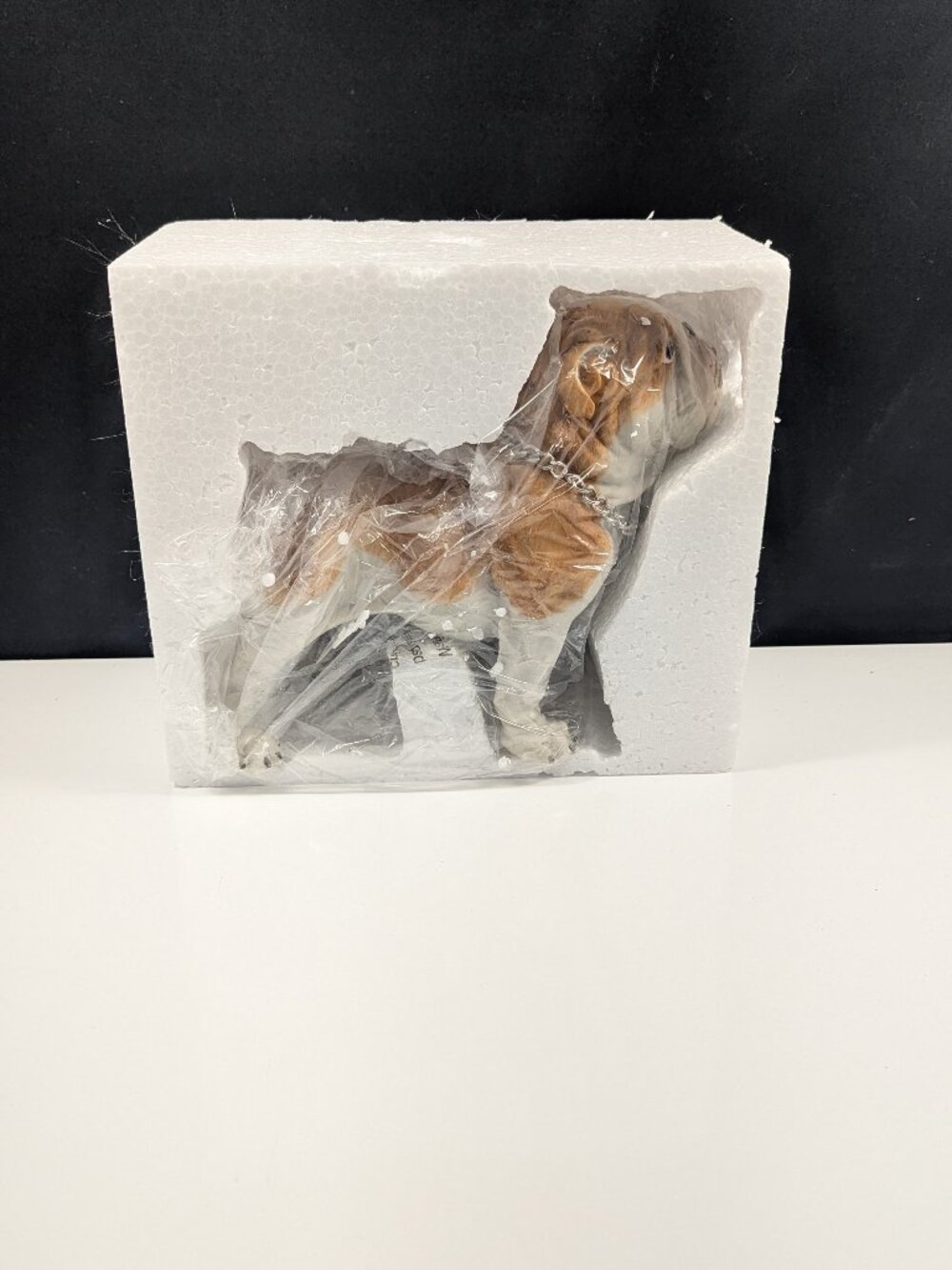 NEW Retired C & F Trading Co. Standing Bulldog Puppy Figurine